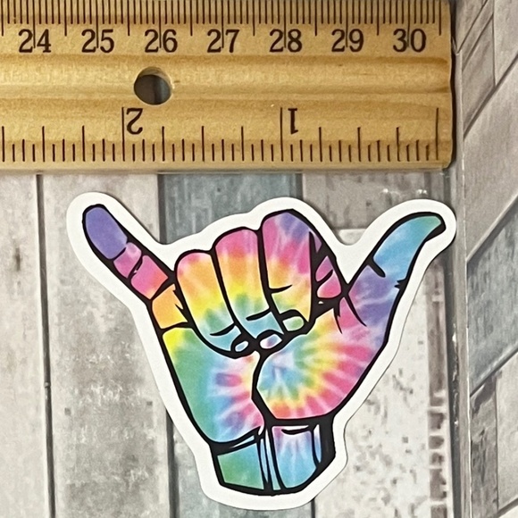 🌀10/$10🌀 Shaka Brah Hawaiian Culture & Surfing Reusable Vinyl Sticker Decal - Picture 1 of 1